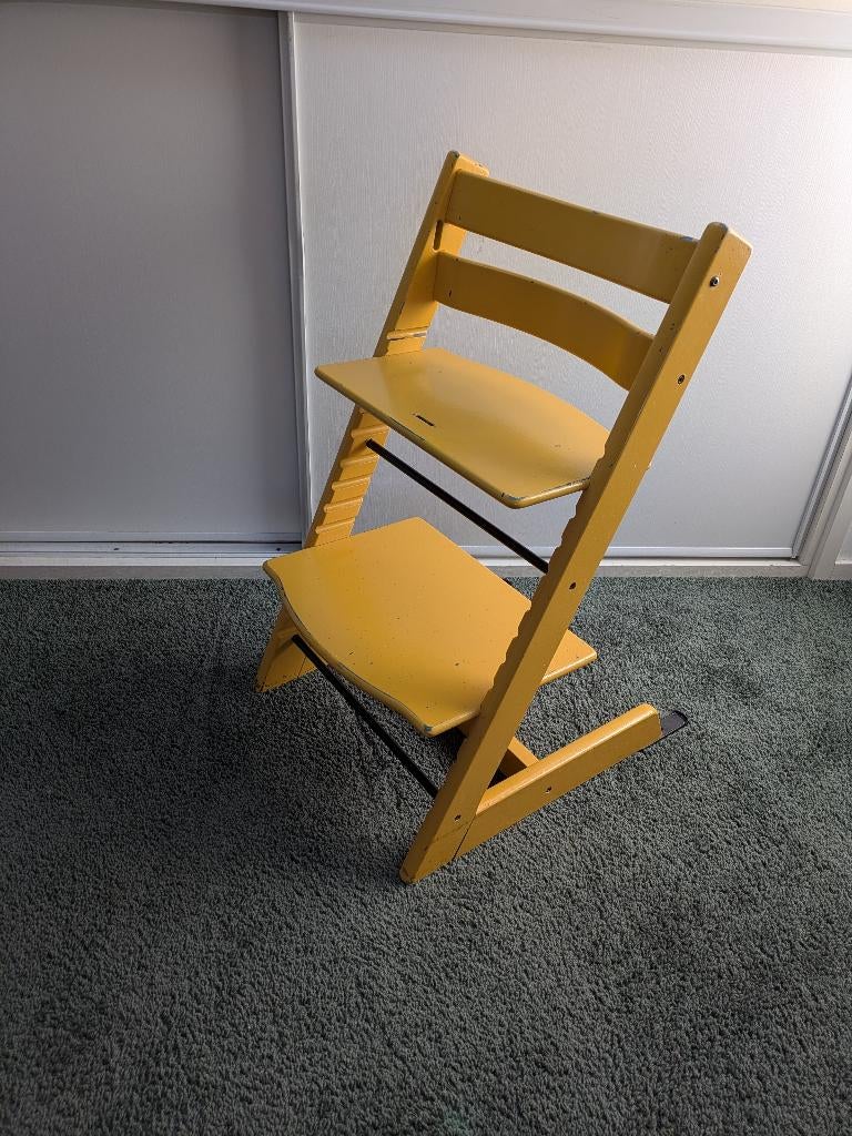 Stokke Tripp Trapp kinderstoel met ondergleiders – stevig, Ophalen, Gebruikt, Meegroeistoel