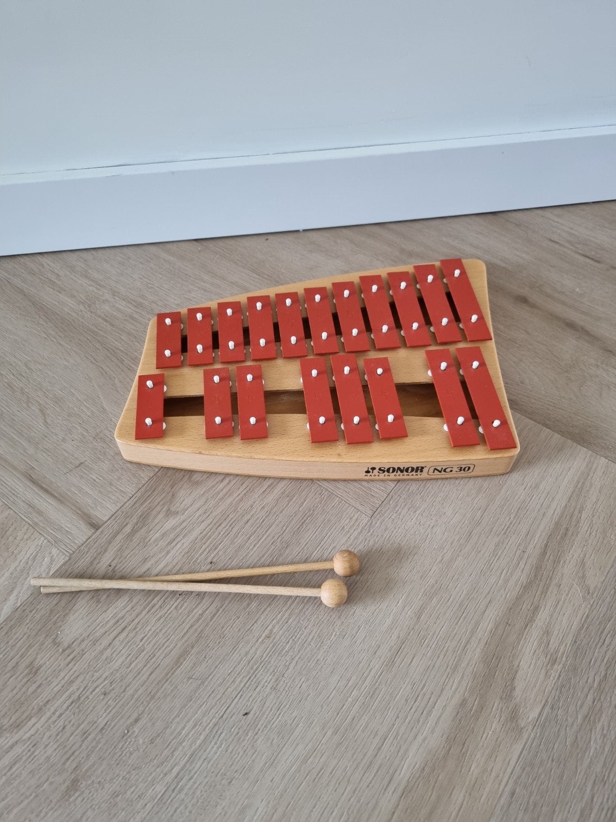 Sonor NG 30 Xylofoon met stokken - Zo goed als nieuw, Ophalen of Verzenden, Zo goed als nieuw, Sonor