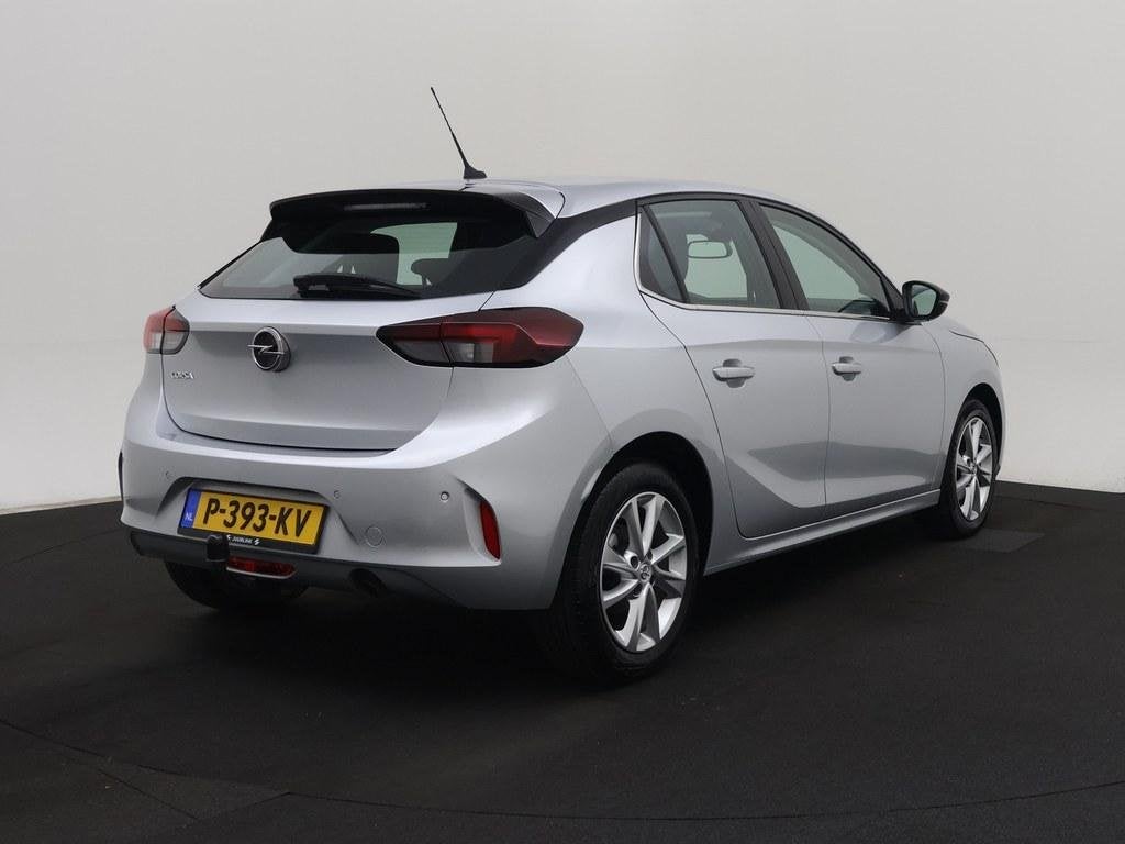 Opel Corsa 1.2T 100PK Elegance Trekhaak/H.Leder/Led/Vc/Pdc, Auto's, Voorwielaandrijving, Dealer onderhouden, Stof, Gebruikt