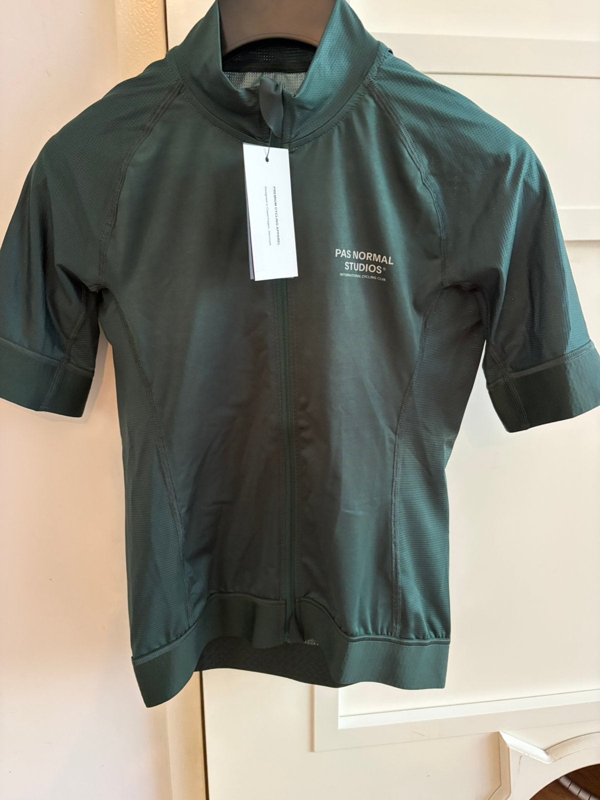 Pas Normal Studios -Mechanism Jersey -Small - Dark Green NEW, S, Heren, Nieuw, Ophalen of Verzenden