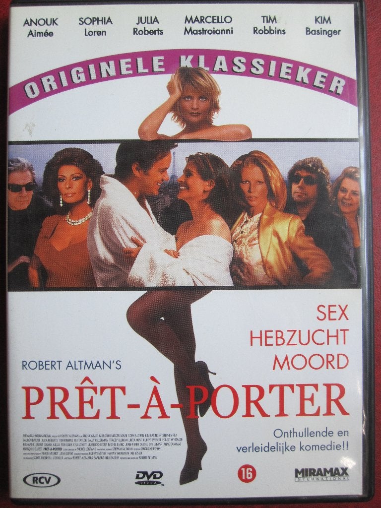 Prêt-à-Porter (1994), Engels, Vanaf 16 jaar, Nederlands, Overige genres