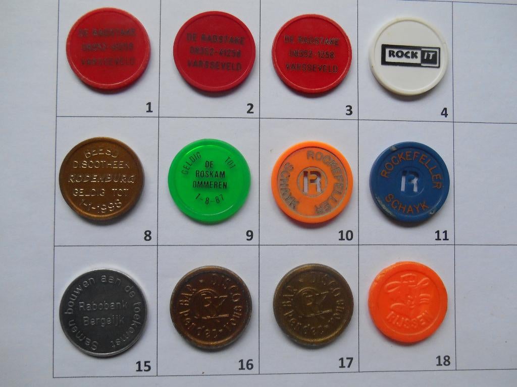 Consumptiemunten R - S LEES DE BESCHRIJVING, Ophalen of Verzenden, Overige materialen, Nederland