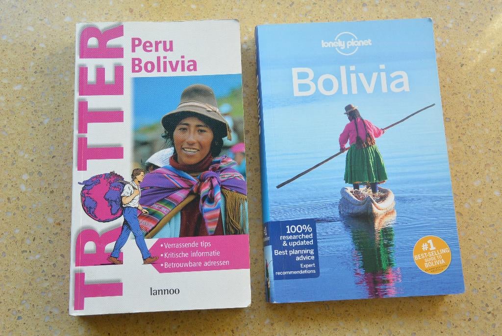Bolivia Lonely Planet + Peru Bolivia Trotter Reisgidsen, Boeken, Reisgidsen, Gelezen, Lonely Planet, Diverse auteurs, Ophalen of Verzenden