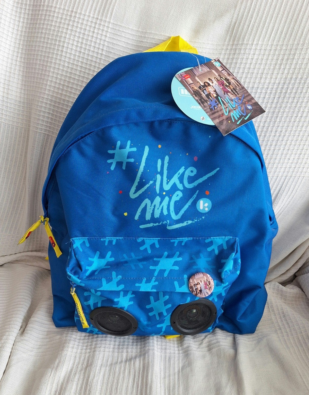 Nieuw! #LikeMe Ketnet rugtas/rugzak/schooltas, Ophalen of Verzenden, Nieuw, Blauw, Rugtas