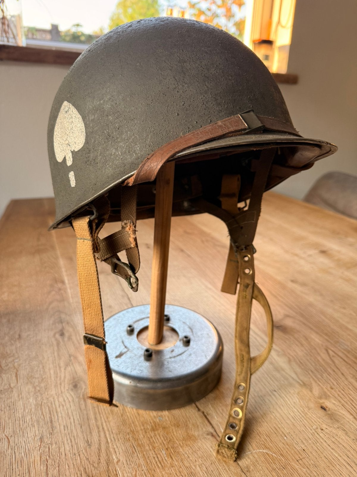 Repro m1c helm airborne 101st band of brothers, Verzamelen, Verzenden, Amerika, Helm of Baret