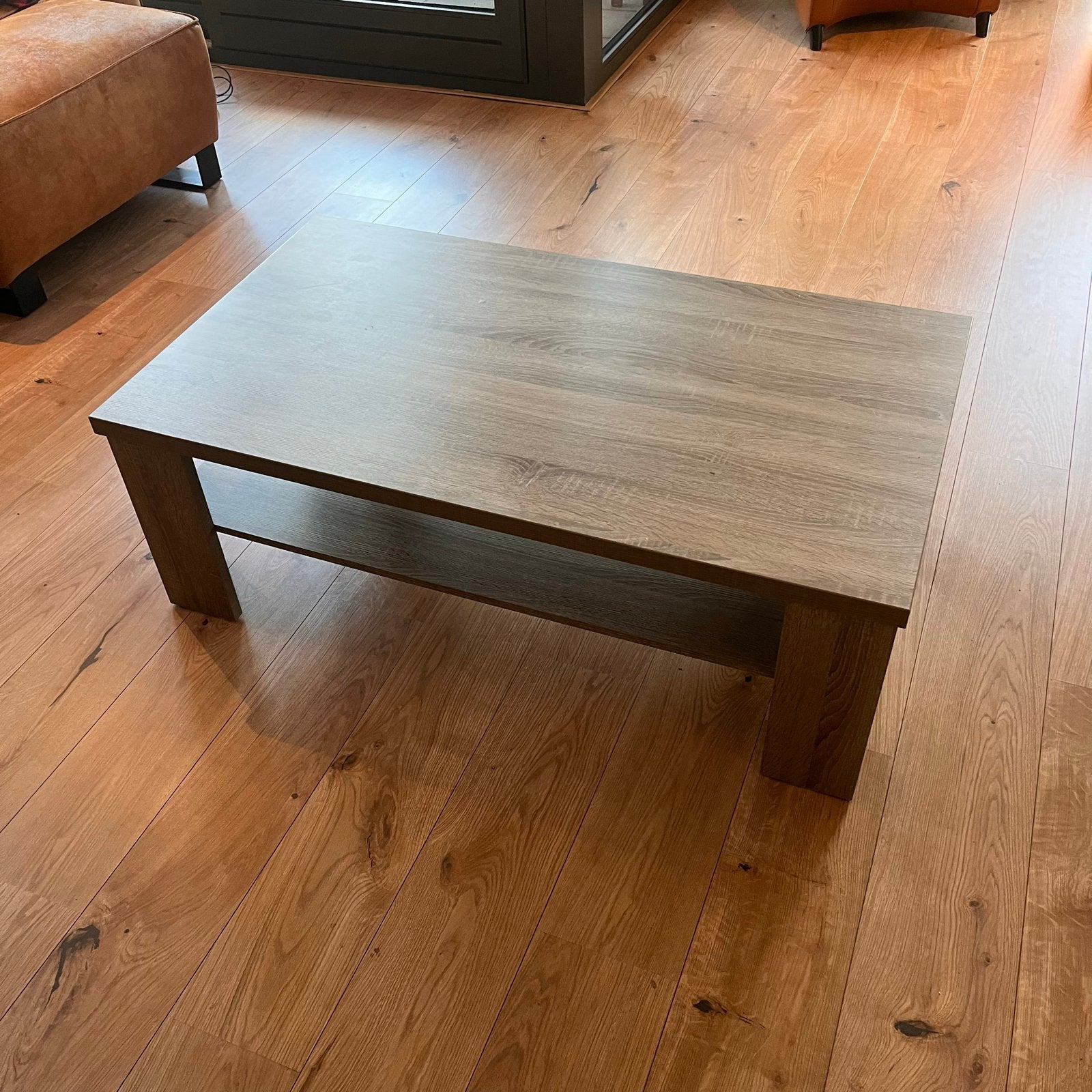Salontafel met opbergruimte, houtkleur, Ophalen, Gebruikt, 50 tot 100 cm, 100 tot 150 cm