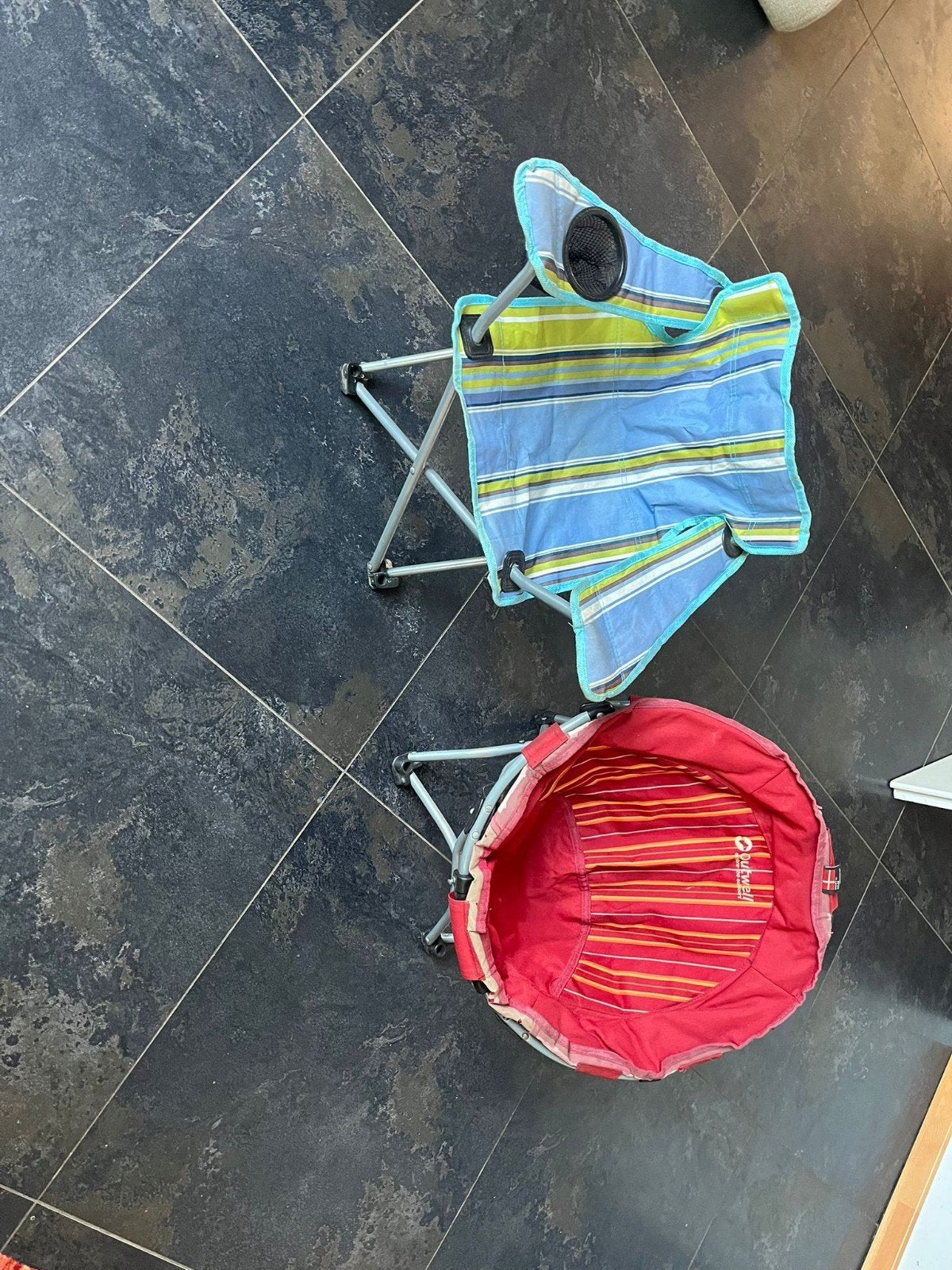 Kinder camping stoelen, Caravans en Kamperen, Kampeermeubelen, Ophalen, Campingstoel