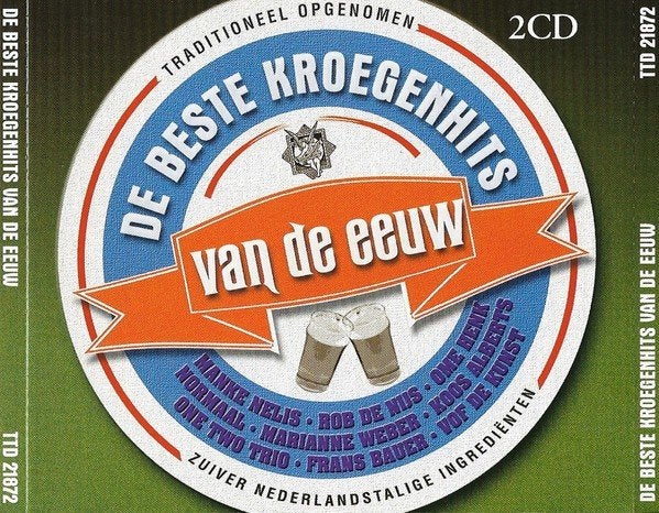 Beste Kroegenhits van de eeuw - 2 cd box, Cd's en Dvd's, Cd's | Verzamelalbums, Ophalen of Verzenden, Zo goed als nieuw, Nederlandstalig
