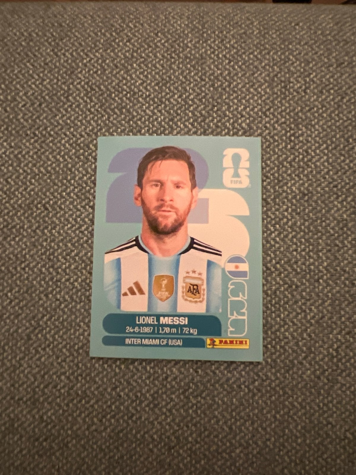 Panini WK 2026 Sticker Lionel Messi, Ophalen, Nieuw, Sticker