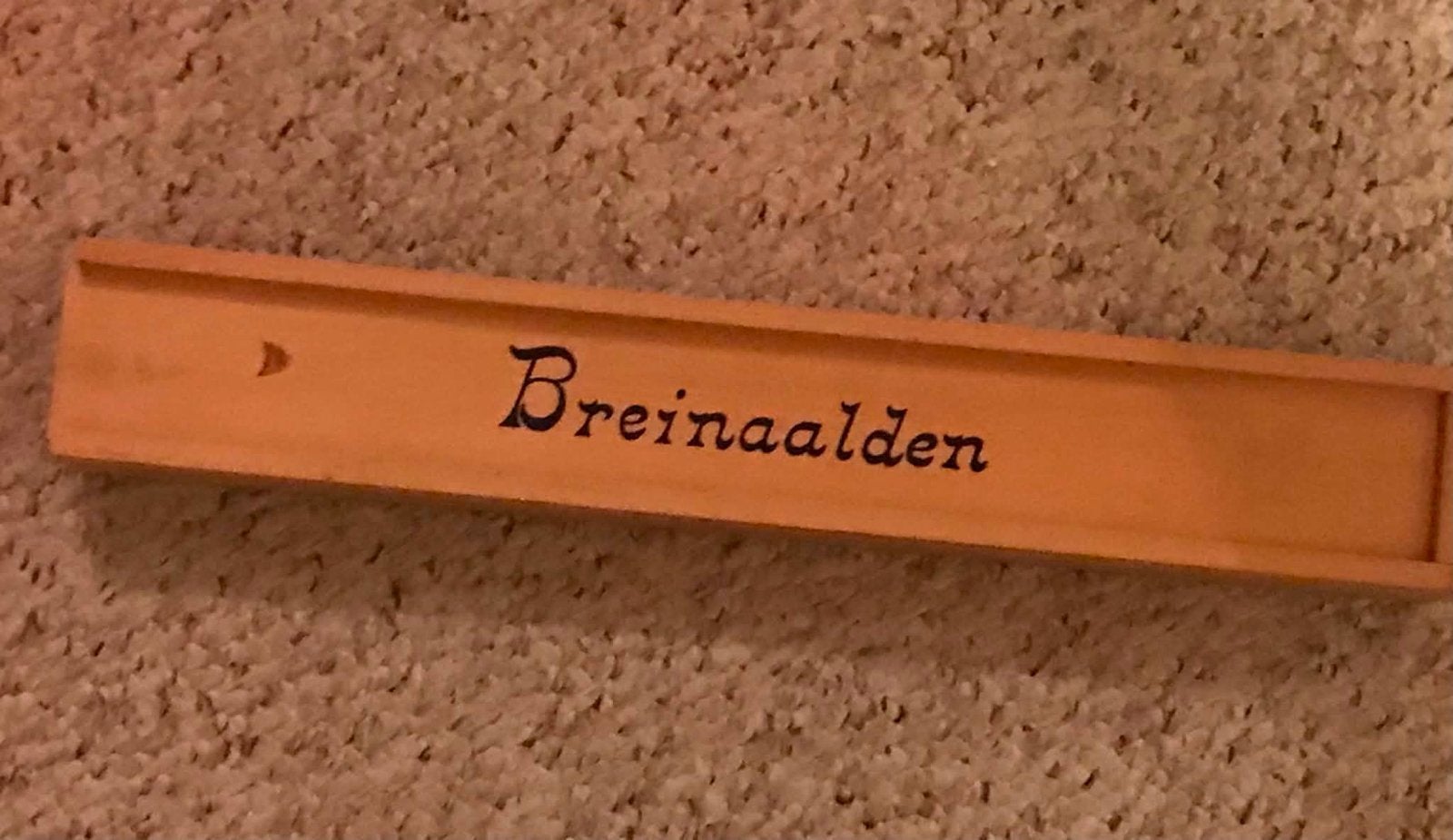Houten doos voor breinaalden, Ophalen of Verzenden, Gebruikt, Breien, Overige typen