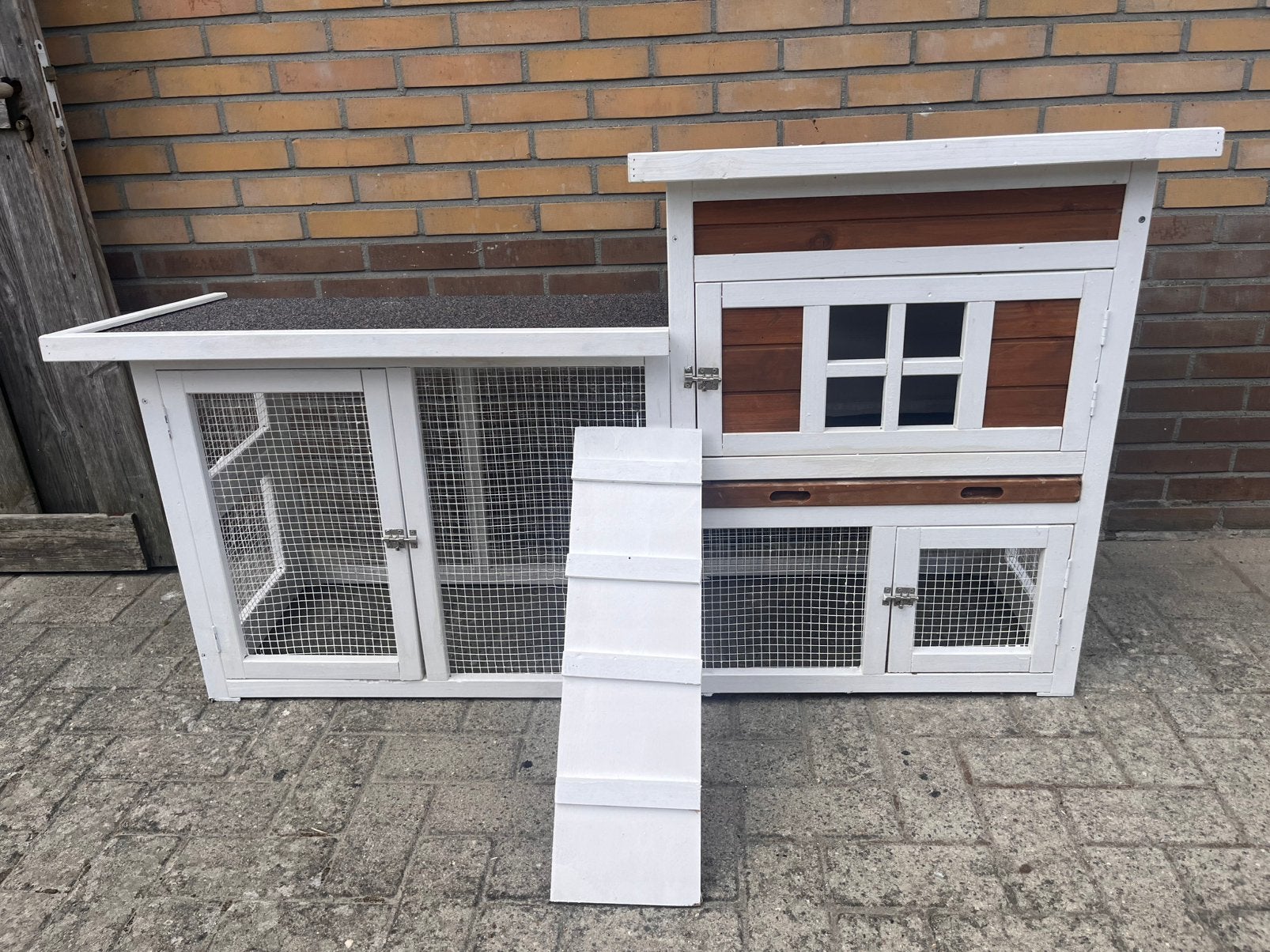 Konijnenhok met bijhorende spullen, Dieren en Toebehoren, Ophalen, 90 cm of meer, Hok, 110 cm of meer