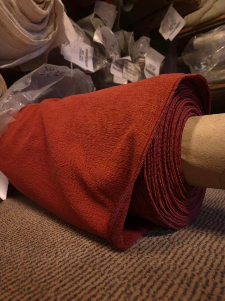 Bordeaux rood warme dichte gordijnstof kamerhoog, Huis en Inrichting, Stoffering | Gordijnen en Lamellen, Ophalen of Verzenden