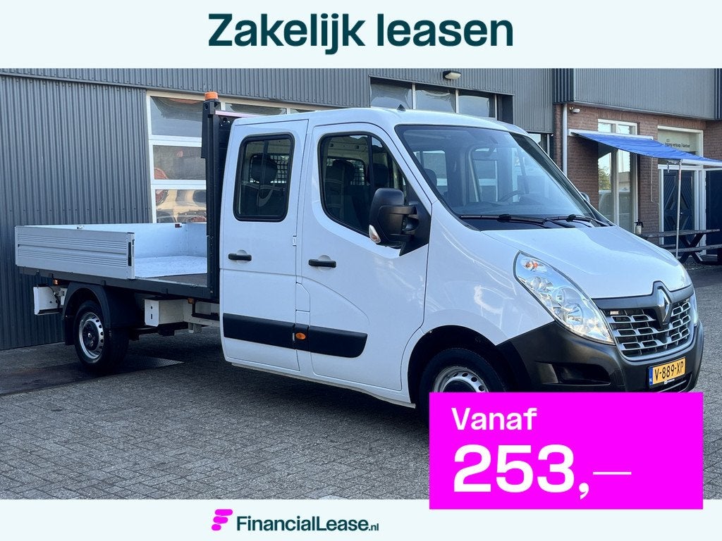 Renault Master T35 2.3 dCi L3 DC Airco Cruise controle Trekh, Stof, Gebruikt, 4 cilinders, Renault