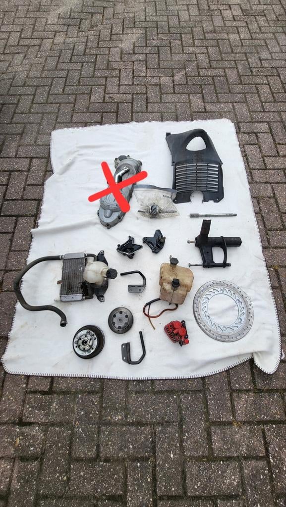 Veschillende onderdelen Gilera DNA, Ophalen of Verzenden, Gebruikt, Gilera