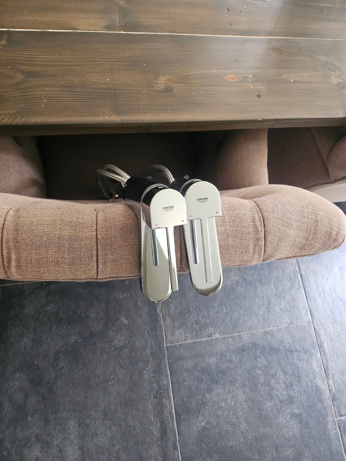 Grohe wastafelkranen (2 stuks), Ophalen, Nieuw, Chroom, Kraan