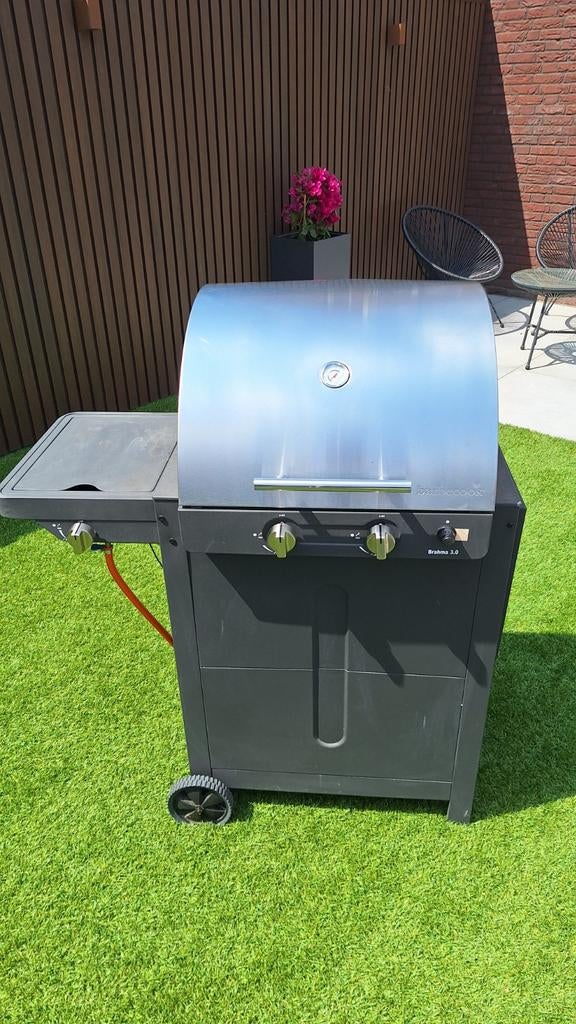 Barbecook gasbarbecue Brahma 3.0 met zijbrander en gasfles, Ophalen, Gebruikt, Barbecook