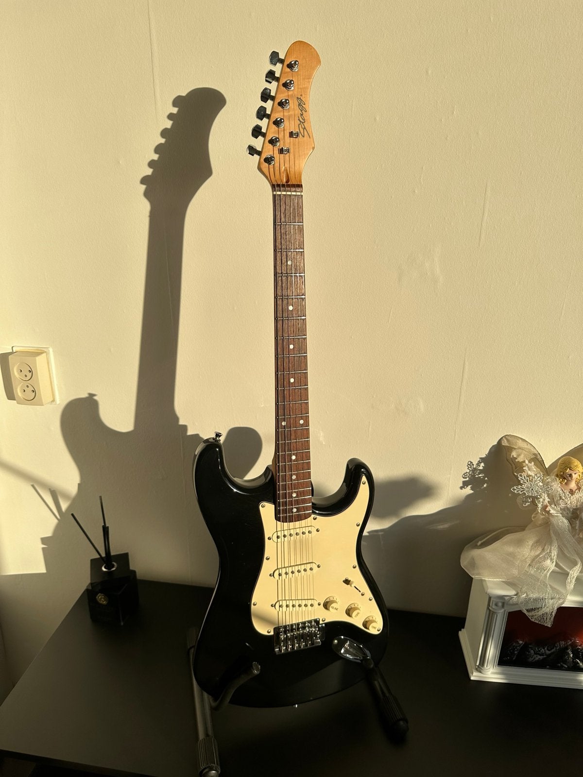 Stagg stratocaster / ruil, Ophalen of Verzenden, Zo goed als nieuw, Solid body, Overige merken