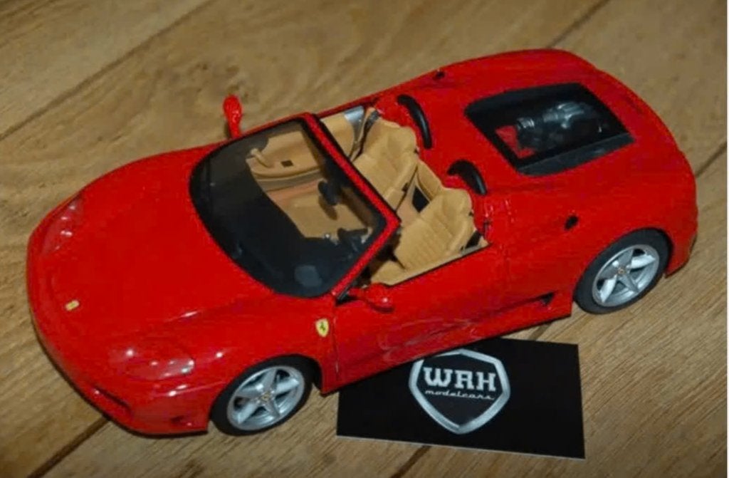 1:18 FERRARI 360 SPIDER rosso corsa rood Hotwheels elite WRH, Hobby en Vrije tijd, Verzenden, Zo goed als nieuw, Auto, Hot Wheels