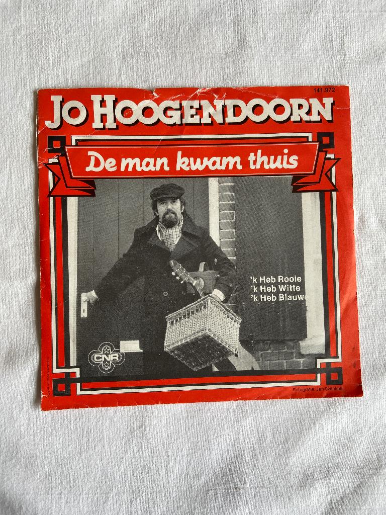 jo hoogendoorn - de man kwam thuis, Cd's en Dvd's, Gebruikt, 7 inch, Single, Ophalen of Verzenden