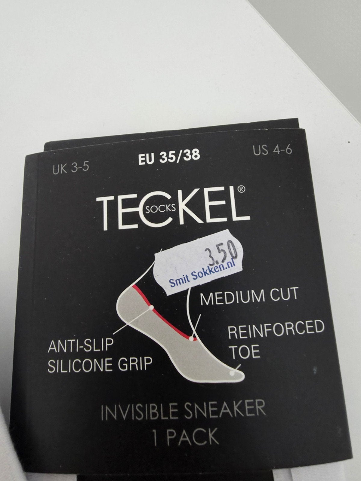 sneaker voetjes  Teckel, Kleding | Dames, Ophalen of Verzenden, Nieuw, Wit, Sokken en Kniesokken