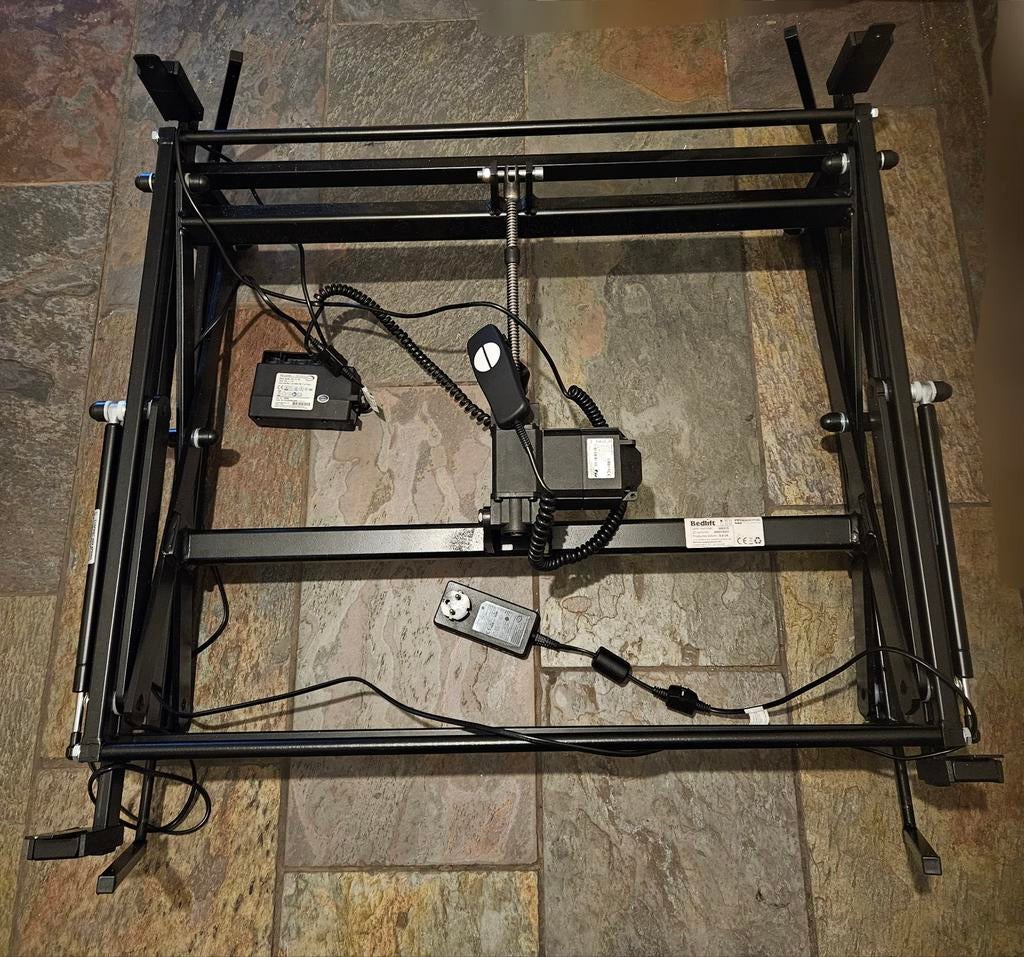 Mahoton Bedlift 92.01 voor bestaand bed - Elektrisch verstel, Ophalen, Zwart, Modern, Functioneel, Tweepersoons