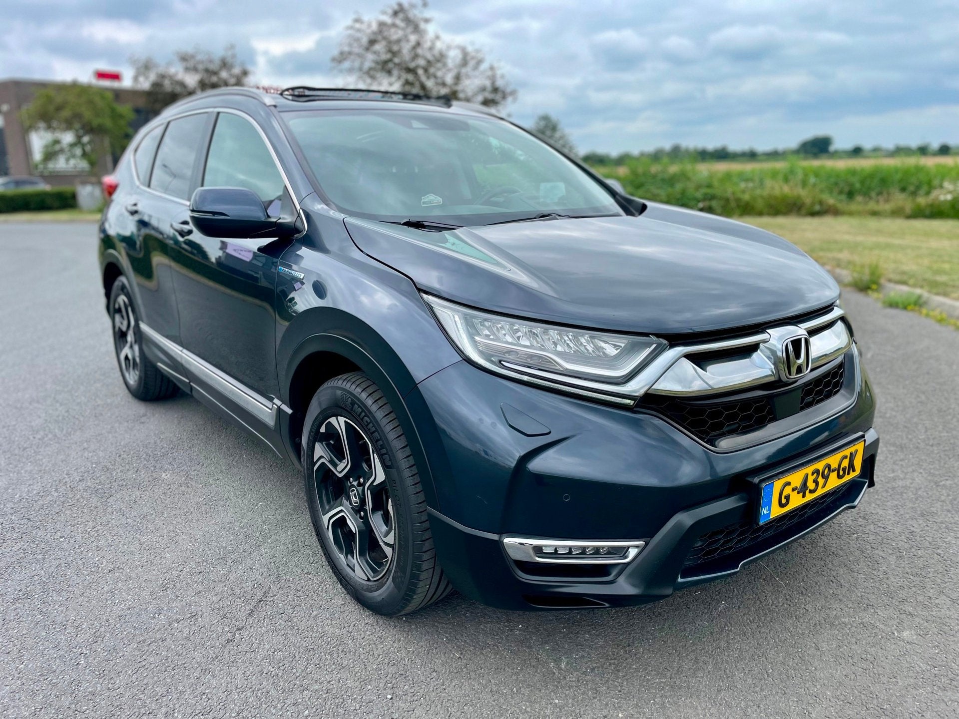 Honda CR-V 2.0 Hybrid AWD Executive Aut, Schuifdak, Acc, Cam, Automaat, Blauw, Leder, Bedrijf