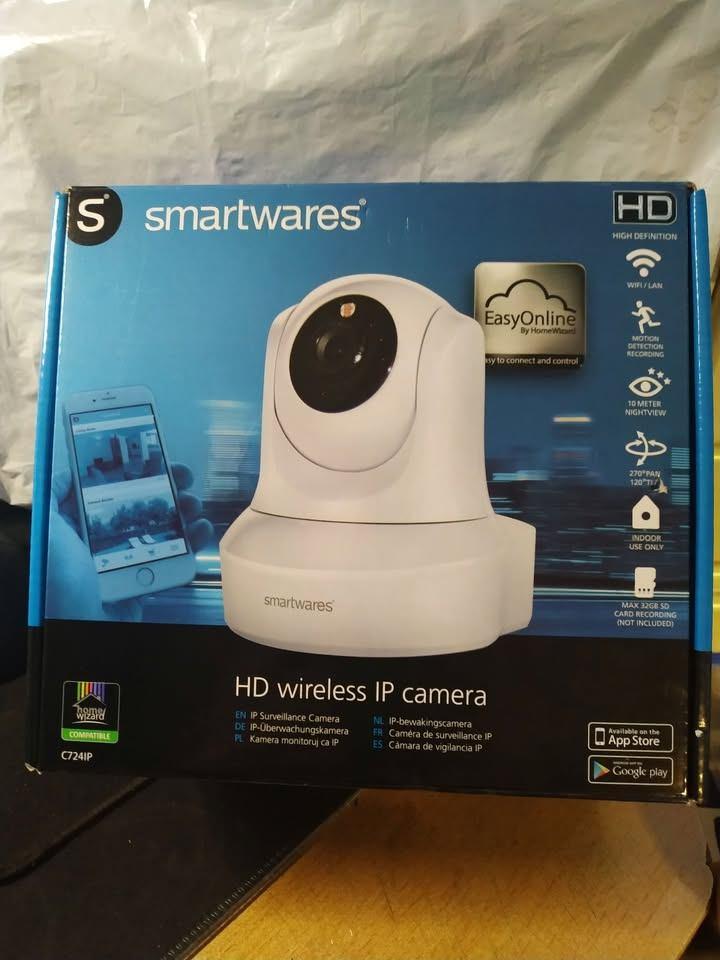 Smartwares C724IP IP Camera, Audio, Tv en Foto, Videobewaking, Ophalen of Verzenden, Nieuw, Binnencamera