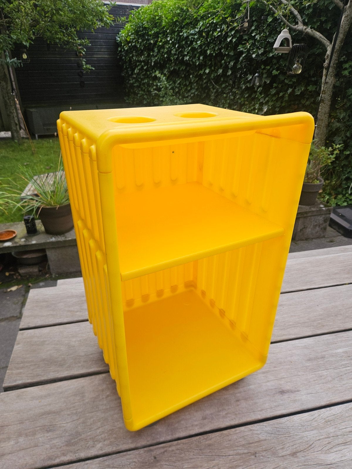 Vintage IKEA Didrik gele rolcontainer/nachtkastje, Ophalen, Gebruikt
