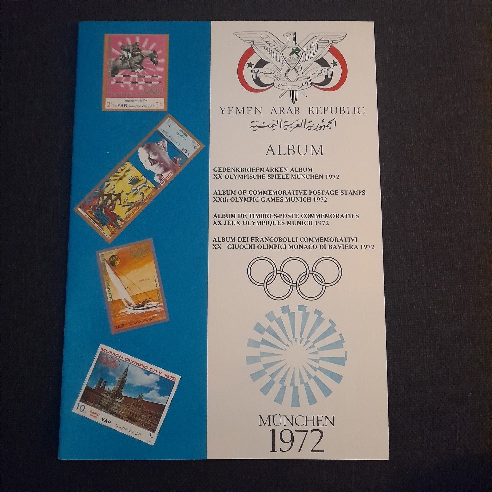 Jemen Arabische Republiek Olympische Spelen München 1972, Ophalen of Verzenden, Postfris, Sport