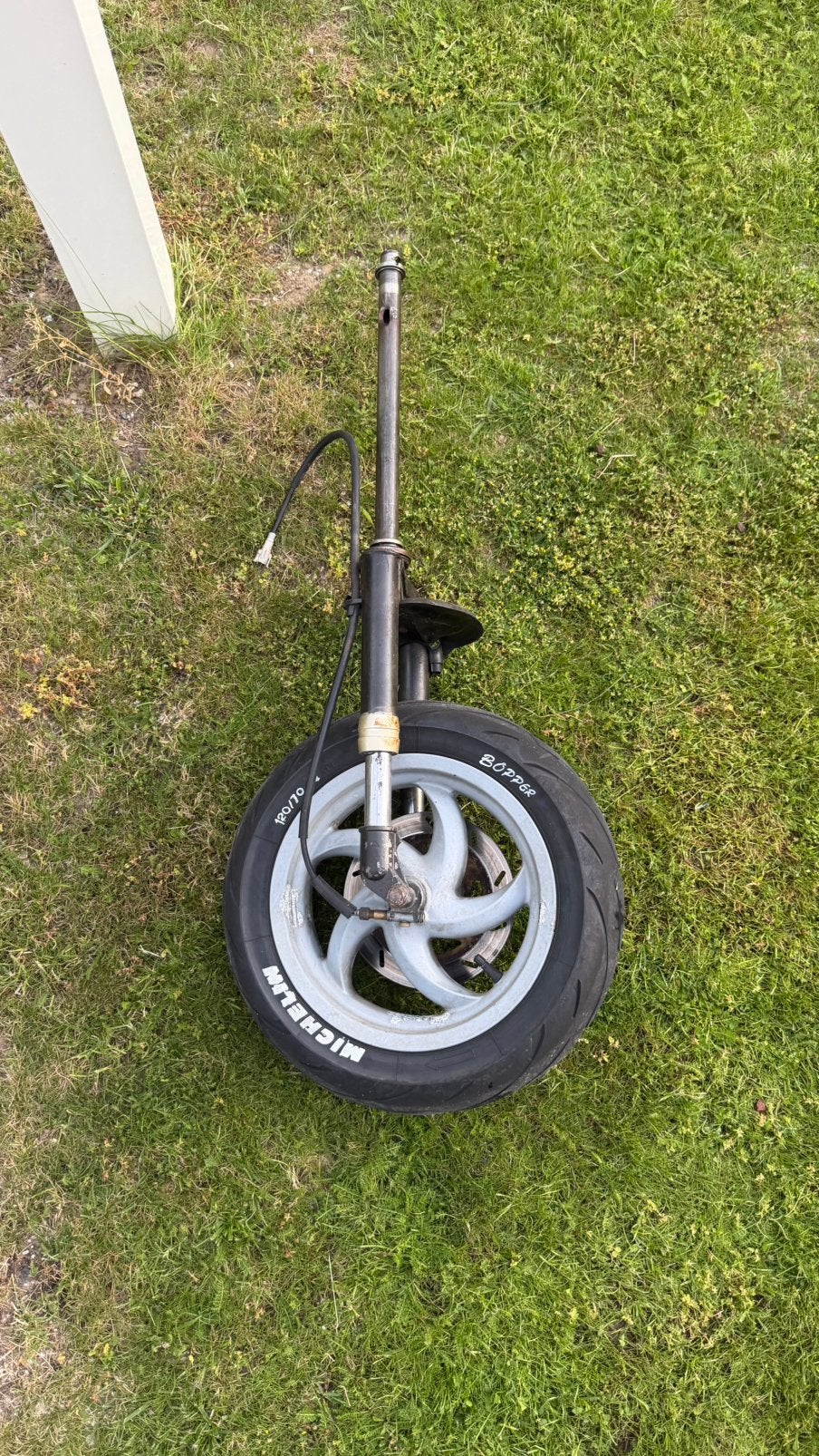 Gilera Runner 50 Voorvork + Velg - Gebruikt, Fietsen en Brommers, Brommeronderdelen | Scooters, Ophalen of Verzenden, Zo goed als nieuw