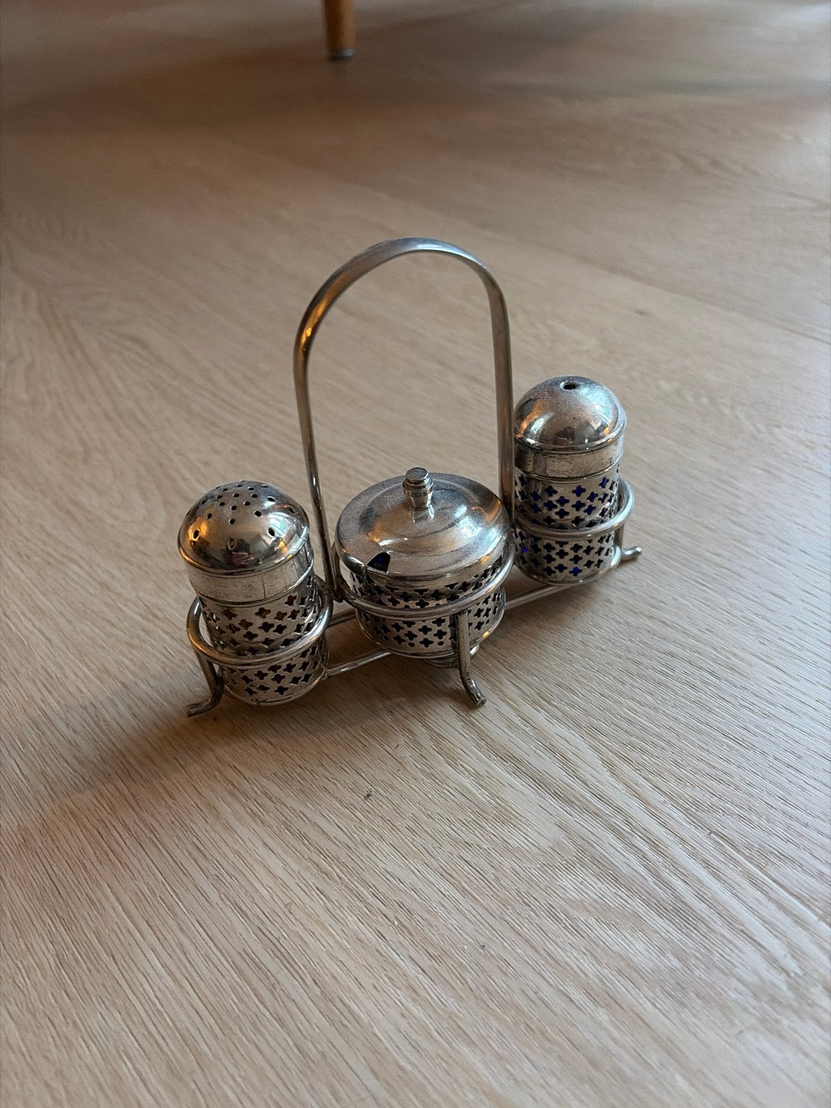 Zilveren Peper- en Zoutstel, Ophalen of Verzenden, Zilver