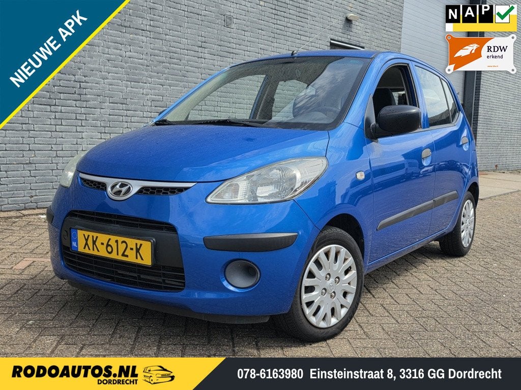Hyundai i10 1.1 Active Cool 5Drs Airco Nw APK ✅ (bj 2010), Auto's, Gebruikt, 31 €/maand, 4 cilinders, Bedrijf