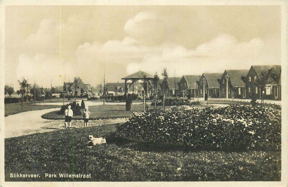 304-004-043 Slikkerveer Park Willemstraat, Verzenden, Voor 1920, Zuid-Holland