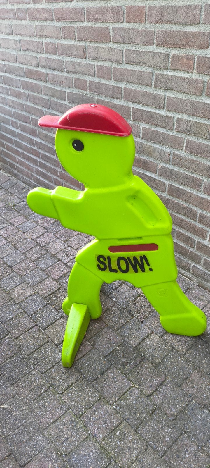 Opvallende 'Slow' Verkeerspop voor Veiligheid, Kinderen en Baby's, Speelgoed | Buiten | Los speelgoed, Ophalen, Gebruikt