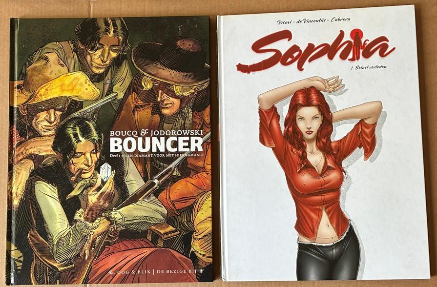 Bouncer en Sophia, Boeken, Stripboeken, Meerdere stripboeken, Ophalen of Verzenden, Zo goed als nieuw
