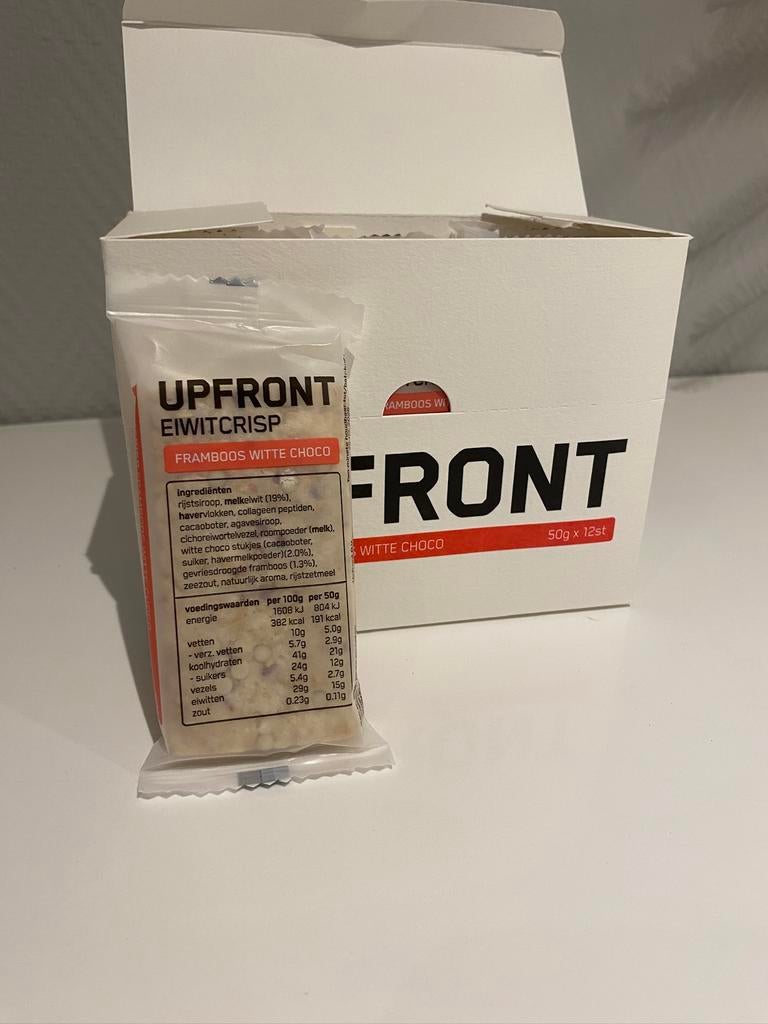 Upfront Eiwitreep Framboos Yoghurt 12 pack - 14g eiwit!, Ophalen of Verzenden