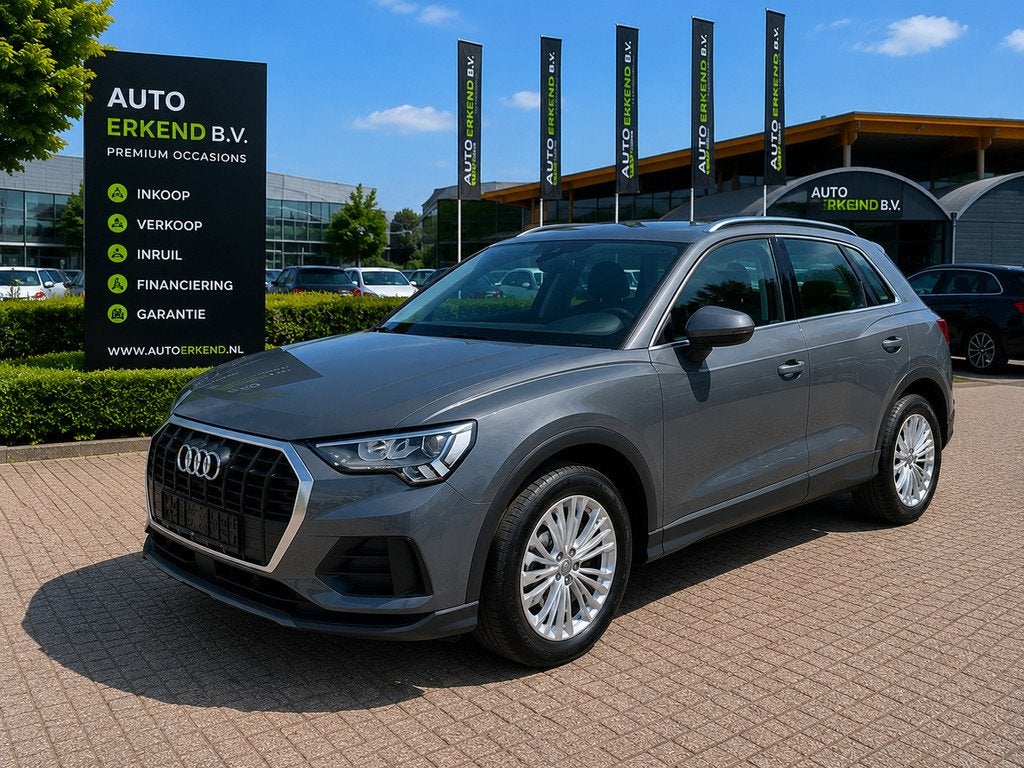 Audi Q3 45 TFSI e Advanced edition (bj 2021, automaat), Auto's, Audi, Gebruikt, Parkeersensor, Hybride Elektrisch/Benzine, SUV of Terreinwagen