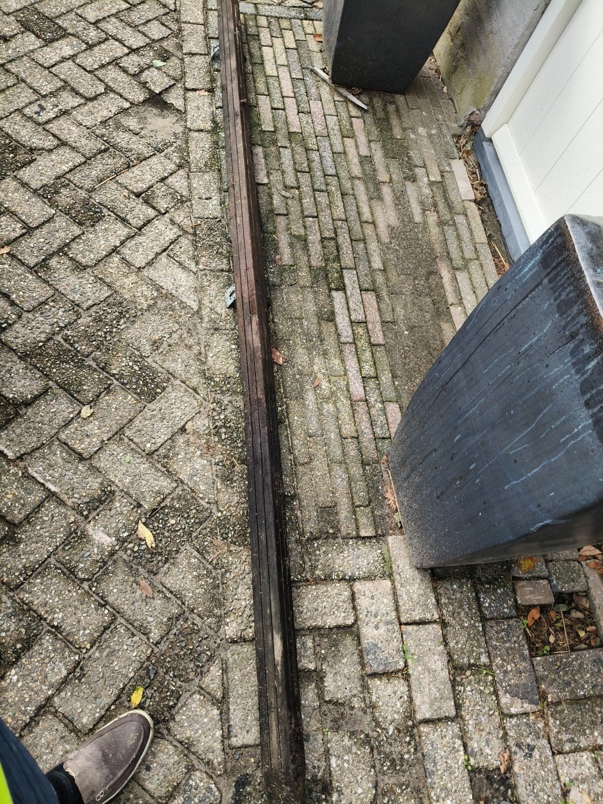 4 hardhouten palen van 2.50 meter lang, Tuin en Terras, Gebruikt, Palen, Ophalen of Verzenden, Hardhout