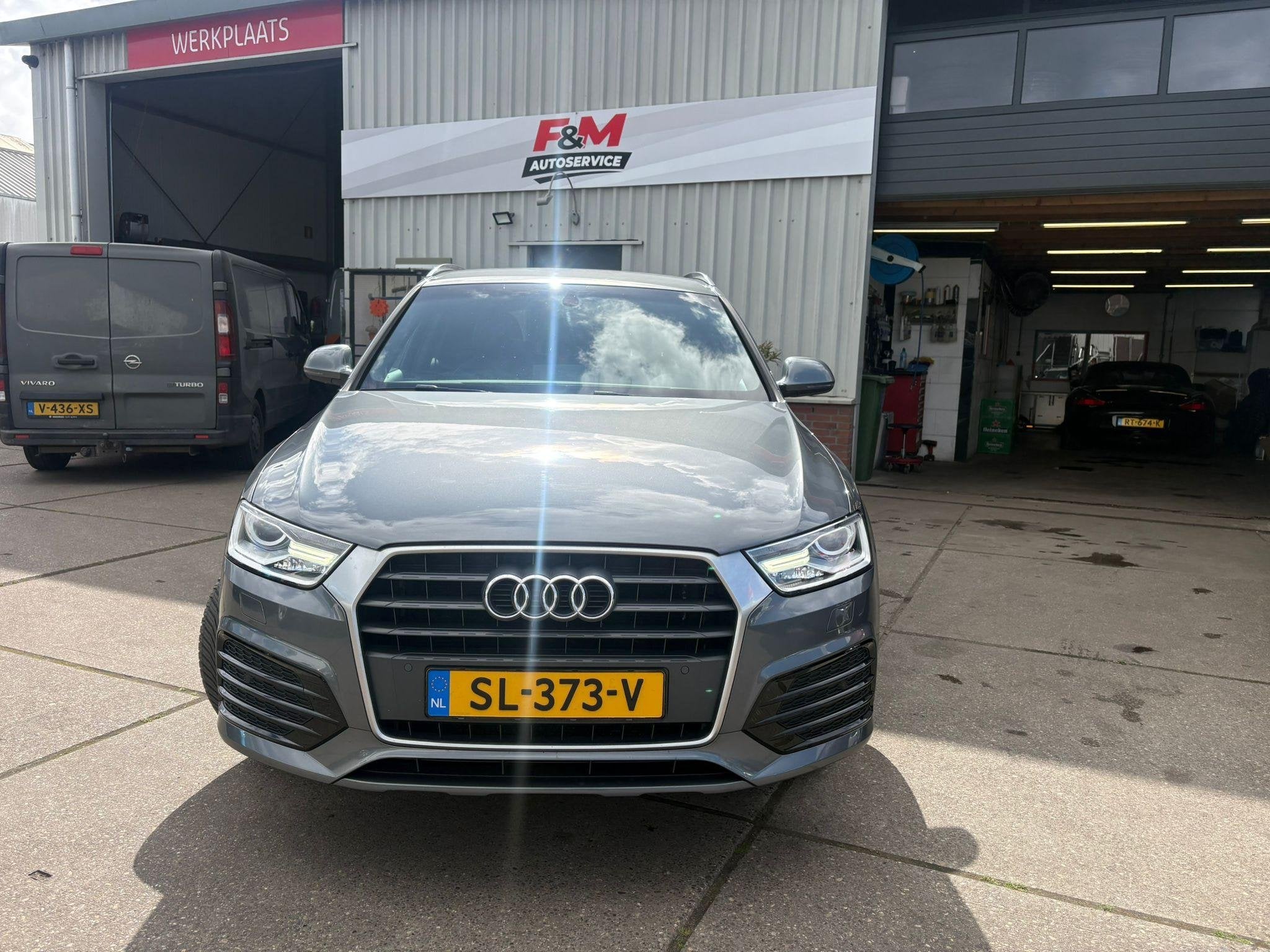 Audi Q3 1.4 TFSI CoD Sport S Line Edition Clima, stoelverwar, 1380 kg, 4 cilinders, 150 pk, Leder en Stof