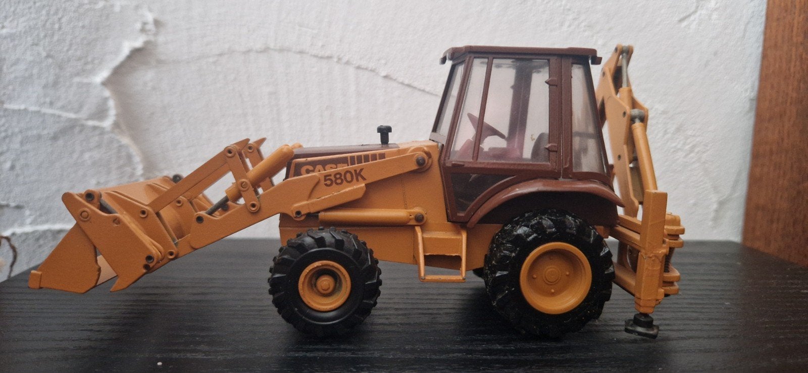 Conrad 580k backhoe shovel/kraan, Ophalen of Verzenden, Zo goed als nieuw, Tractor of Landbouw, ERTL