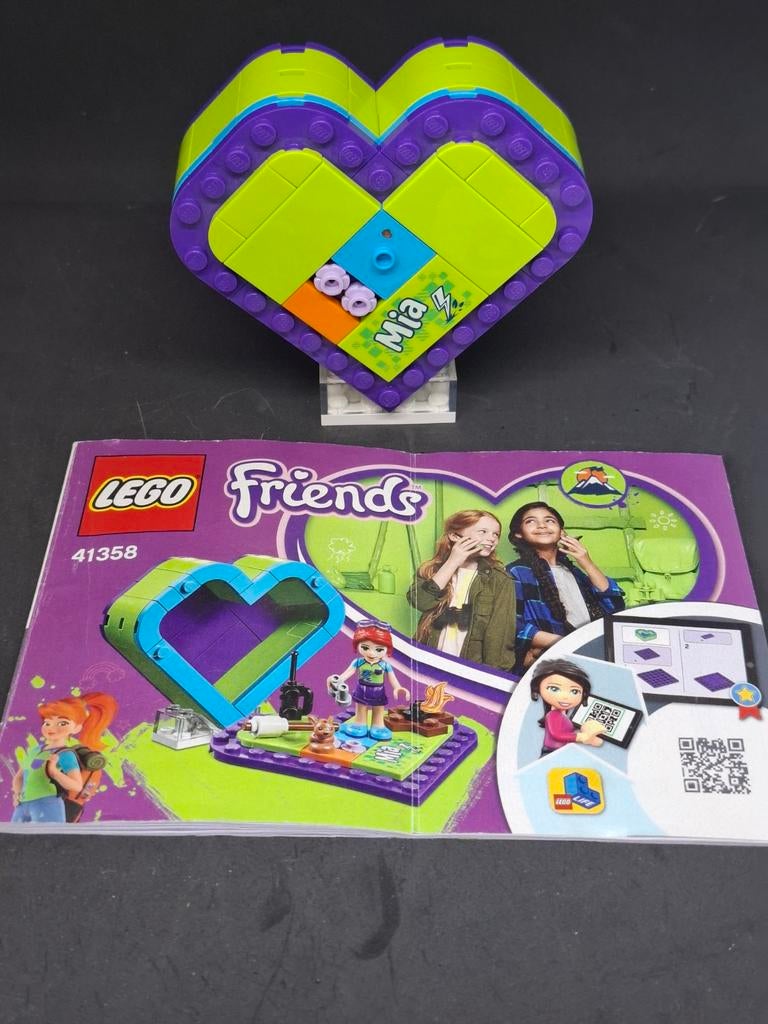 LEGO Friends 41358 Mia's Hartvormige Doos - Compleet, Ophalen of Verzenden, Zo goed als nieuw, Complete set, Lego