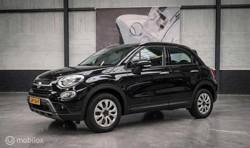 Fiat 500 X 1.3 FireFly Turbo 150 AUTYOMAAT, Gebruikt, 4 cilinders, 150 pk, Zwart