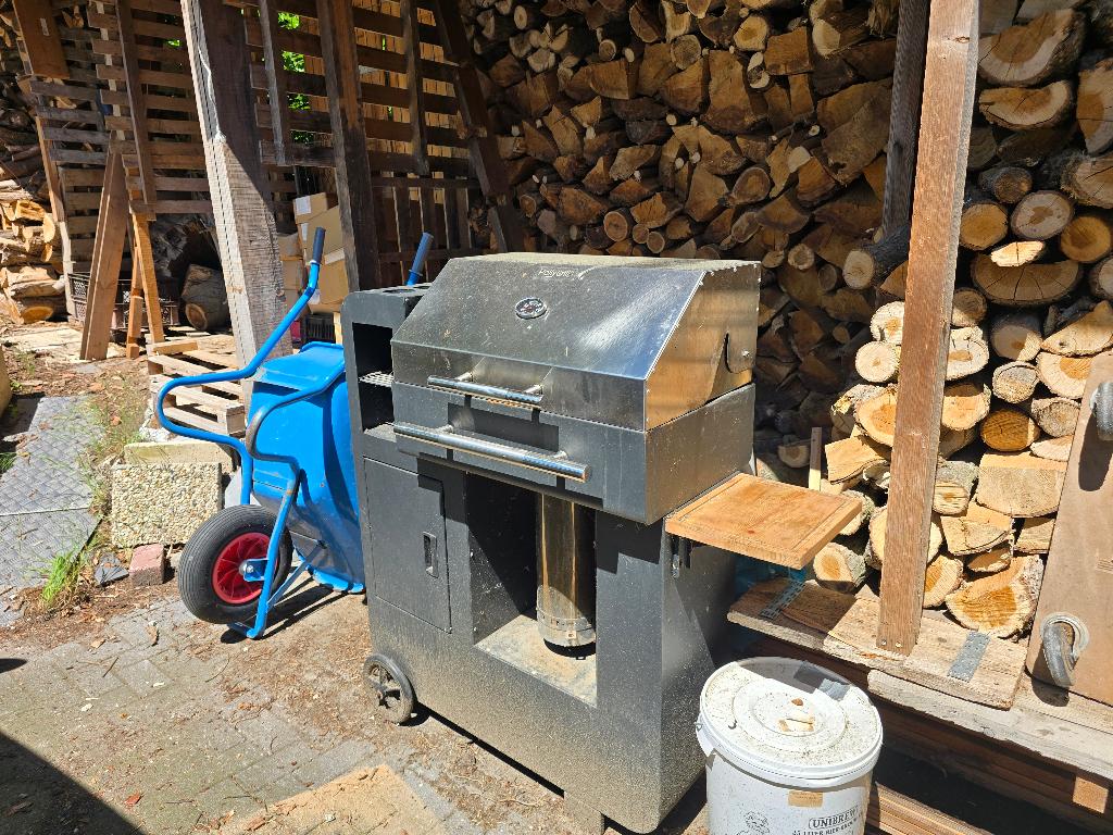 bbq pellygrill, Tuin en Terras, Houtskoolbarbecues, Ophalen of Verzenden, Gebruikt, Pellygrill