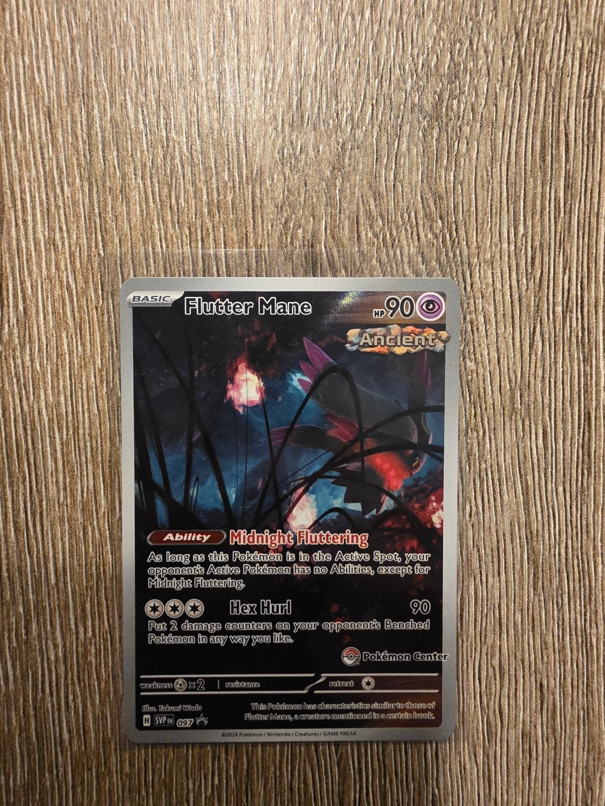 Flutter Mane #097 POKEMON CENTER, Ophalen of Verzenden