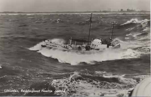 Schepen IJmuiden Reddingboot Neeltje Jacoba, Verzenden, 1940 tot 1960, Ongelopen, Noord-Holland
