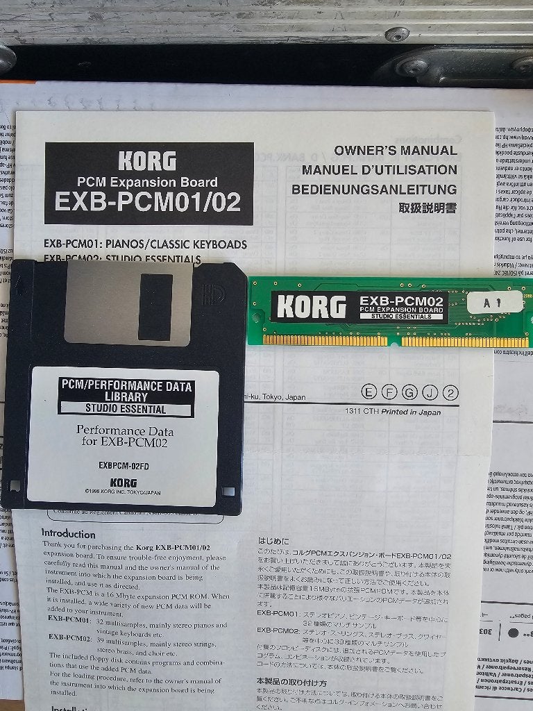 Korg EXB-PCM 02, Muziek en Instrumenten, Synthesizers, Ophalen, Zo goed als nieuw, Overige aantallen, Korg