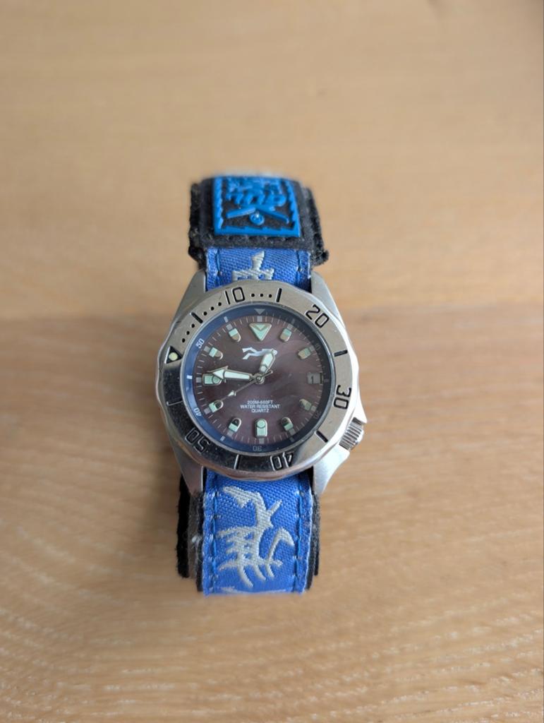 Duikhorloge - Blue Diver - 20 ATM Water Resistant, Watersport en Boten, Ophalen of Verzenden, Zo goed als nieuw, Overige typen
