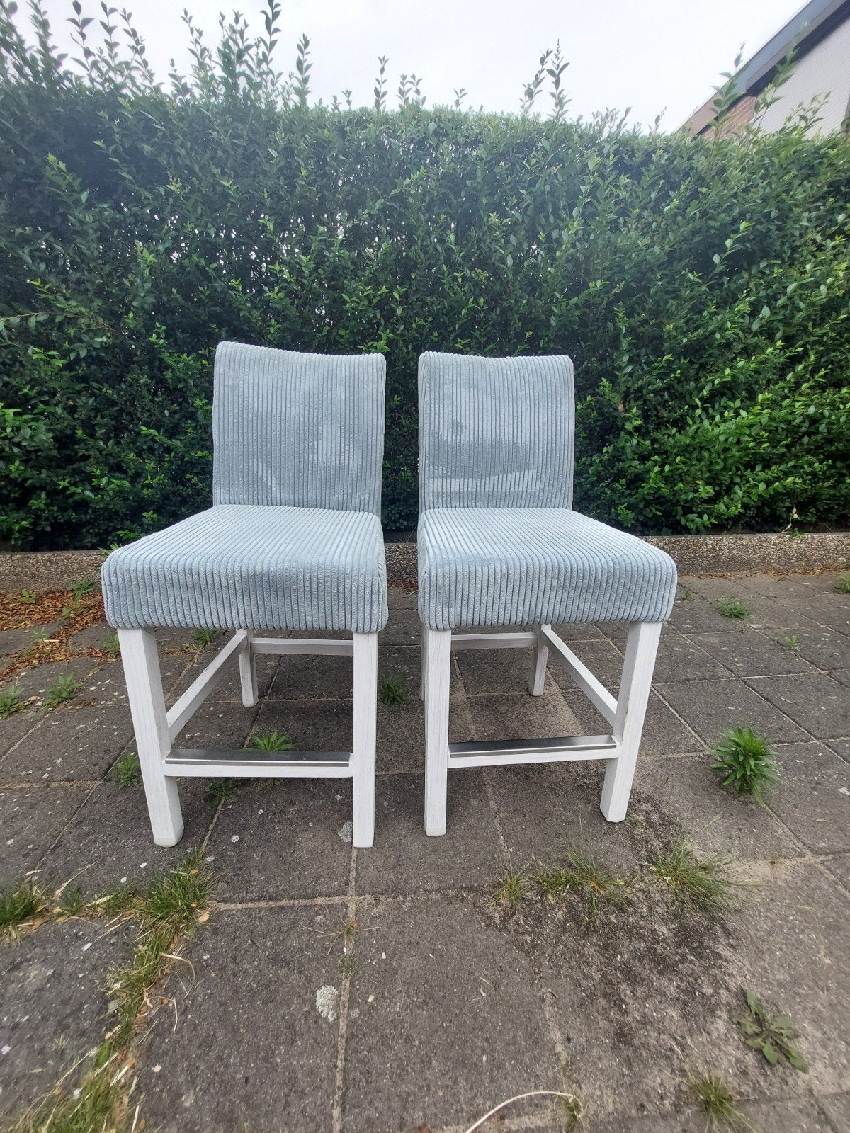 2x Barkrukken - Comfortabel en Stijlvol, Huis en Inrichting, Barkrukken, Ophalen, Gebruikt, Met voetsteun, 60 tot 90 cm