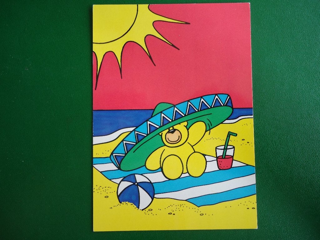 (162) Dierenkaart: BEER, Verzenden, 1980 tot heden, Ongelopen, Overige soorten