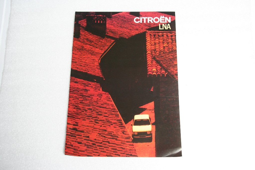 Folder Citroen LNA + techn.specificaties (1982) (15), Ophalen of Verzenden, Nieuw, Citroën